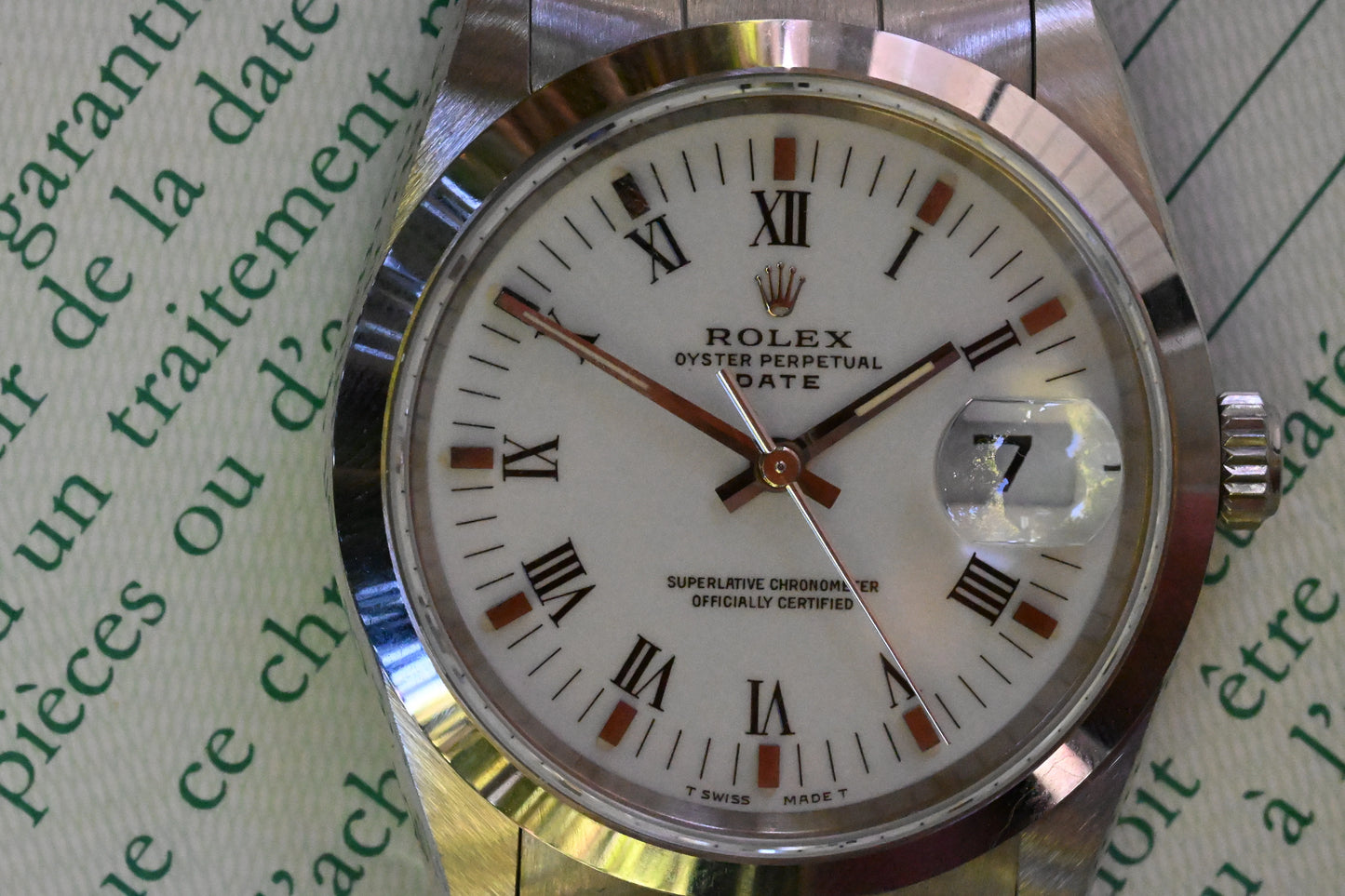 1990 Rolex Date 15200 With Papers