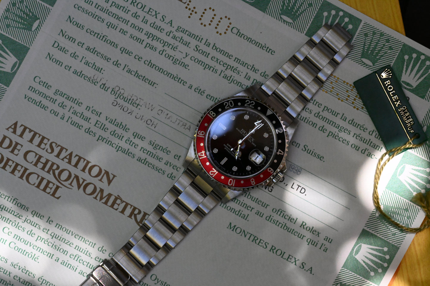 1997 Rolex GMT Master II 16710 Coke