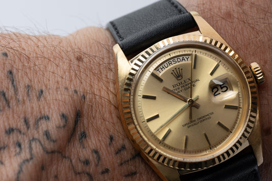 1967 Rolex 18K Yellow Gold No Lume Day-Date 1803
