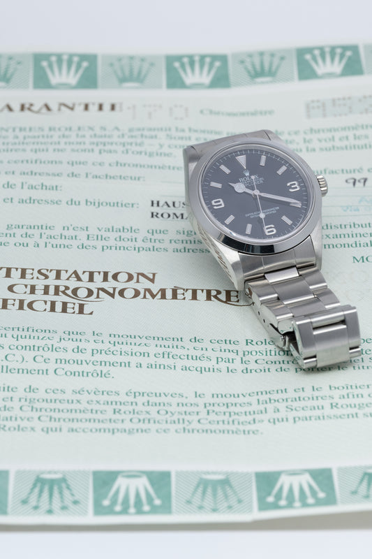 1999 Rolex Explorer 14270 With Papers