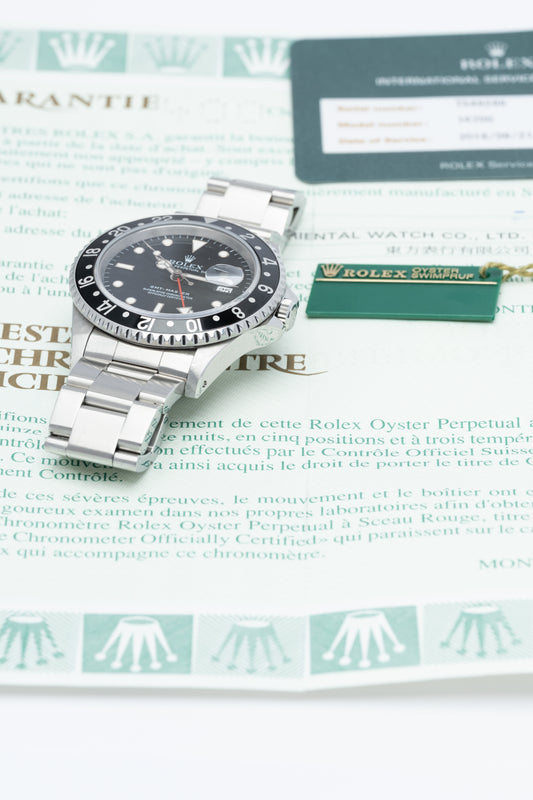 1996 Rolex GMT Master 16700 With Papers